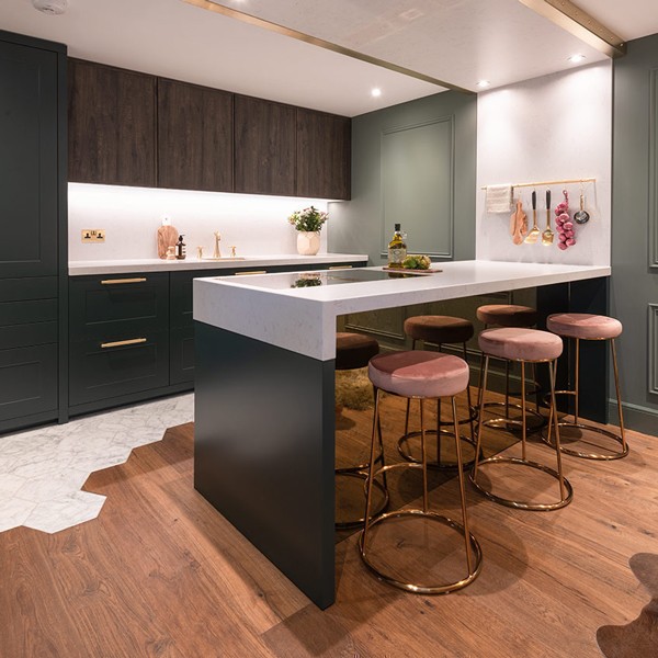 Réalisation n°2 du plan de travail Lagoon en Quartz Silestone