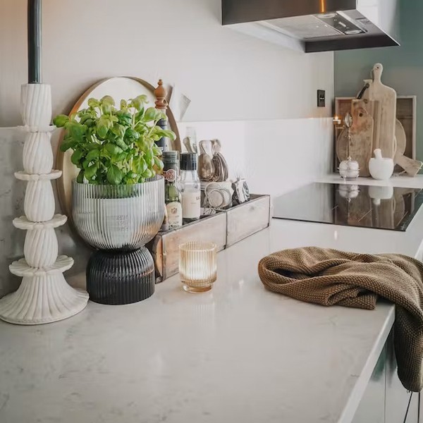 Réalisation n°4 du plan de travail Lagoon en Quartz Silestone