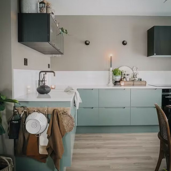 Réalisation n°6 du plan de travail Lagoon en Quartz Silestone