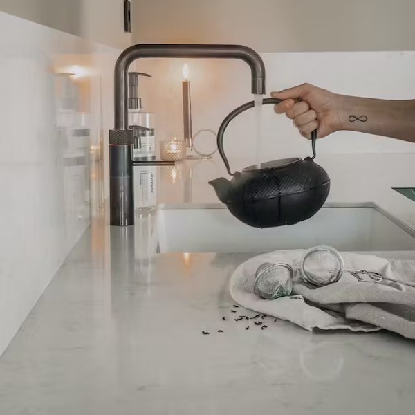 Réalisation n°8 du plan de travail Lagoon en Quartz Silestone