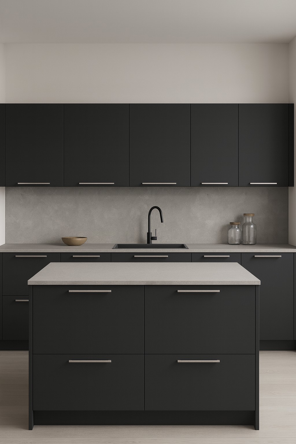 Réalisation n°2 du plan de travail Poblenou en Quartz Silestone