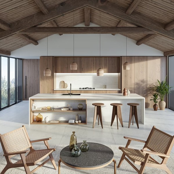Réalisation n°2 du plan de travail RAW A en Quartz Silestone