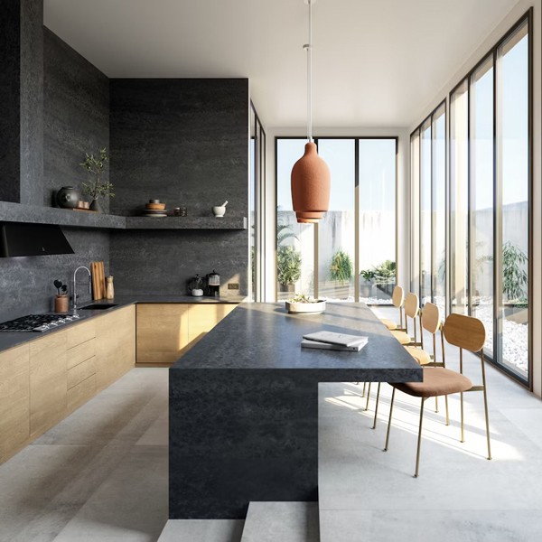 Réalisation n°2 du plan de travail RAW D en Quartz Silestone