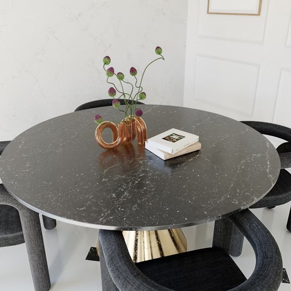 Réalisation n°8 du plan de travail Romantic Ash en Quartz Silestone