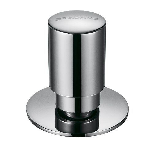 Vidage automatique : tirette inox brillante + panier inox